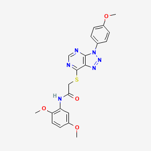 N-(2,5-dimethoxyphenyl)-2-((3-(4-methoxyphenyl)-3H-[1,2,3]triazolo[4,5-d]pyrimidin-7-yl)thio)acetamide