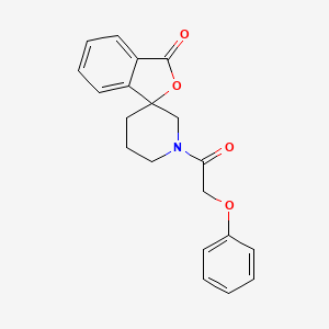 1'-(2-phenoxyacetyl)-3H-spiro[isobenzofuran-1,3'-piperidin]-3-one