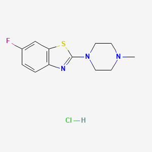 6-Fluoro-2-(4-methylpiperazin-1-yl)benzo[d]thiazole hydrochloride