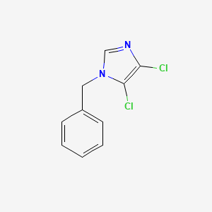 molecular formula C10H8Cl2N2 B2554167 1-Benzyl-4,5-dichloro-1H-imidazole CAS No. 107108-24-7