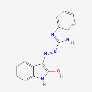 (E)-3-(2-(1H-benzo[d]imidazol-2-yl)hydrazono)indolin-2-one