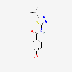4-ethoxy-N-(5-isopropyl-1,3,4-thiadiazol-2-yl)benzamide