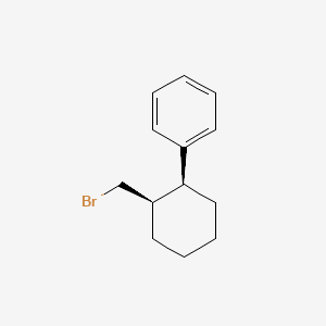 molecular formula C13H17Br B2554297 rac-[(1R,2S)-2-(bromomethyl)cyclohexyl]benzene CAS No. 1909288-37-4