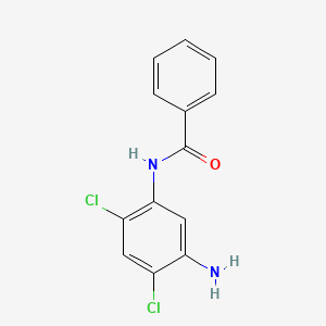 molecular formula C13H10Cl2N2O B2554299 N-(5-amino-2,4-dichlorophenyl)benzamide CAS No. 1119390-46-3