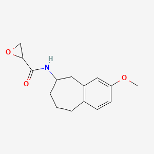 N-(3-Methoxy-6,7,8,9-tetrahydro-5H-benzo[7]annulen-6-yl)oxirane-2-carboxamide