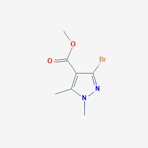 molecular formula C7H9BrN2O2 B2554358 Methyl 3-bromo-1,5-dimethyl-1H-pyrazole-4-carboxylate CAS No. 1946812-86-7