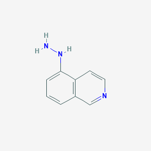 molecular formula C9H9N3 B2554363 5-Hydrazinylisoquinoline CAS No. 90564-61-7