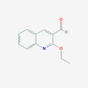 molecular formula C12H11NO2 B2554510 2-乙氧基喹啉-3-甲醛 CAS No. 731001-97-1
