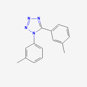molecular formula C15H14N4 B2554619 bis(3-methylphenyl)-1H-1,2,3,4-tetrazole CAS No. 338411-35-1