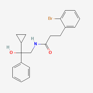 molecular formula C20H22BrNO2 B2554674 3-(2-bromophenyl)-N-(2-cyclopropyl-2-hydroxy-2-phenylethyl)propanamide CAS No. 2034464-87-2
