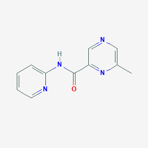 molecular formula C11H10N4O B2554791 6-methyl-N-(pyridin-2-yl)pyrazine-2-carboxamide CAS No. 848187-28-0