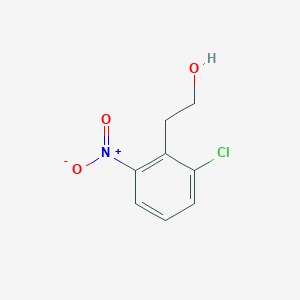molecular formula C8H8ClNO3 B025548 2-(2-Chloro-6-nitrophenyl)ethanol CAS No. 102493-68-5