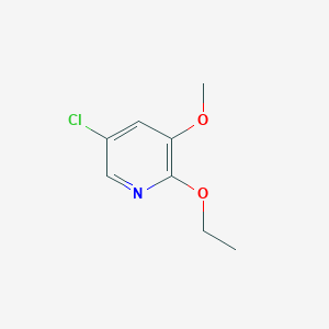 molecular formula C8H10ClNO2 B2554870 5-Chloro-2-ethoxy-3-methoxypyridine CAS No. 2365418-40-0