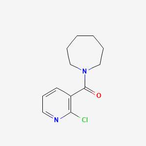 molecular formula C12H15ClN2O B2554925 Azepan-1-yl(2-chloropyridin-3-yl)methanone CAS No. 438467-27-7