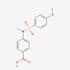 4-{[(4-Methoxyphenyl)sulfonyl](methyl)amino}benzoic acid