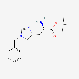 Tert-butyl (2S)-2-amino-3-(1-benzylimidazol-4-yl)propanoate