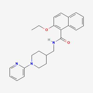 2-ethoxy-N-((1-(pyridin-2-yl)piperidin-4-yl)methyl)-1-naphthamide