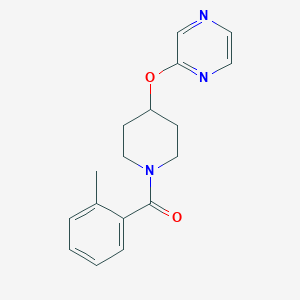 (4-(Pyrazin-2-yloxy)piperidin-1-yl)(o-tolyl)methanone