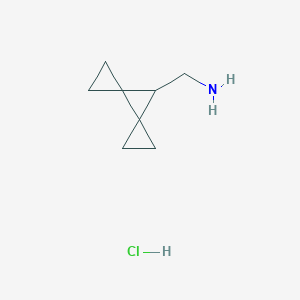 Dispiro[2.0.2.1]heptane-7-methanamine hydrochloride