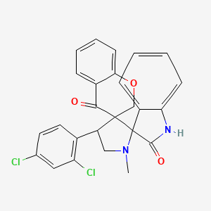 chroman-4'-one-3'-spiro-3-N-methyl-4-(2,4-dichlorophenyl)-pyrrolidine-2-spiro-3