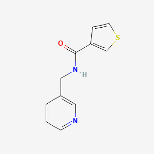 N-(pyridin-3-ylmethyl)thiophene-3-carboxamide