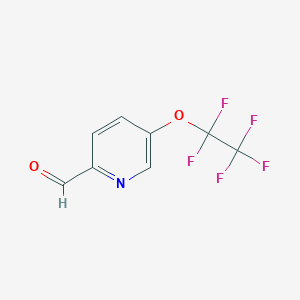 5-(1,1,2,2,2-Pentafluoroethoxy)pyridine-2-carbaldehyde