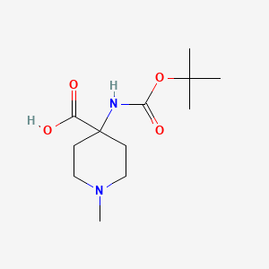 4-[(Tert-butoxycarbonyl)amino]-1-methylpiperidine-4-carboxylic acid