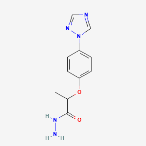 2-(4-[1,2,4]Triazol-1-yl-phenoxy)propionic acidhydrazide