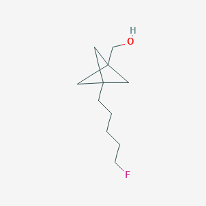 [3-(5-Fluoropentyl)-1-bicyclo[1.1.1]pentanyl]methanol