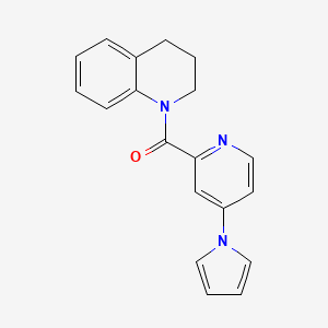 (4-(1H-pyrrol-1-yl)pyridin-2-yl)(3,4-dihydroquinolin-1(2H)-yl)methanone
