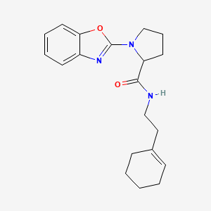 1-(benzo[d]oxazol-2-yl)-N-(2-(cyclohex-1-en-1-yl)ethyl)pyrrolidine-2-carboxamide