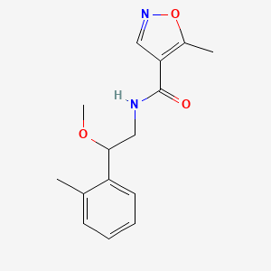 N-(2-methoxy-2-(o-tolyl)ethyl)-5-methylisoxazole-4-carboxamide