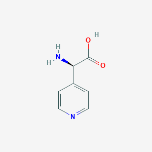 (2R)-2-amino-2-pyridin-4-ylacetic acid