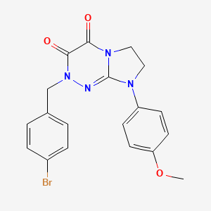 2-(4-bromobenzyl)-8-(4-methoxyphenyl)-7,8-dihydroimidazo[2,1-c][1,2,4]triazine-3,4(2H,6H)-dione