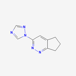 3-(1,2,4-Triazol-1-yl)-6,7-dihydro-5H-cyclopenta[c]pyridazine