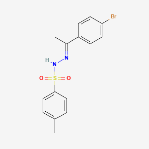Benzenesulfonic acid, 4-methyl-,[1-(4-bromophenyl)ethylidene]hydrazide