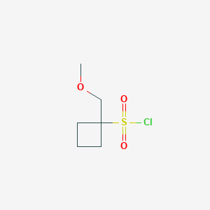 1-(Methoxymethyl)cyclobutane-1-sulfonyl chloride