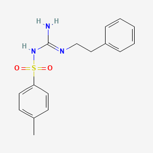 4-methyl-N-(N-phenethylcarbamimidoyl)benzenesulfonamide