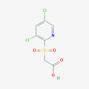 2-[(3,5-Dichloro-2-pyridinyl)sulfonyl]acetic acid