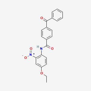 4-benzoyl-N-(4-ethoxy-2-nitrophenyl)benzamide