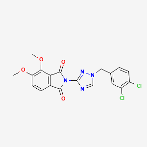 2-(1-(3,4-dichlorobenzyl)-1H-1,2,4-triazol-3-yl)-4,5-dimethoxyisoindoline-1,3-dione