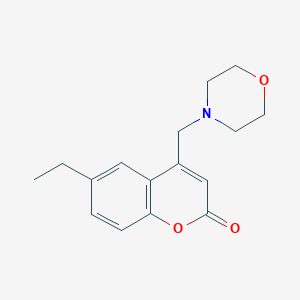 6-Ethyl-4-(morpholin-4-ylmethyl)chromen-2-one