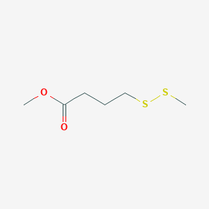 molecular formula C6H12O2S2 B2555344 Methyl 4-(methyldisulfanyl)butanoate CAS No. 2137584-82-6