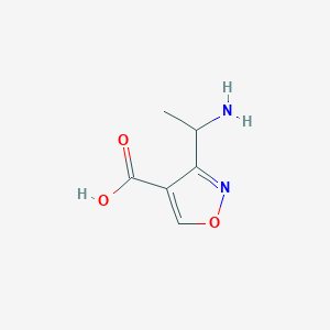 3-(1-Aminoethyl)isoxazole-4-carboxylic acid