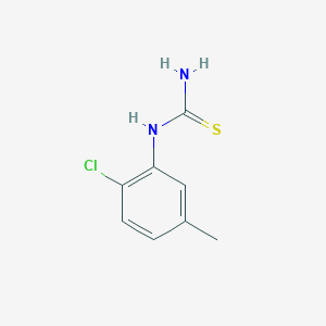 molecular formula C8H9ClN2S B2555348 (2-Chloro-5-methylphenyl)thiourea CAS No. 126945-55-9