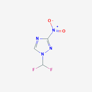 1-(difluoromethyl)-3-nitro-1H-1,2,4-triazole