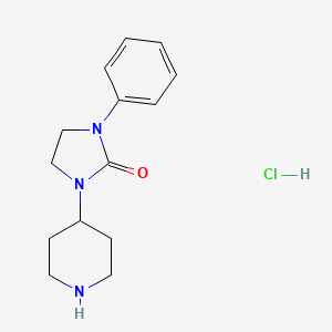 1-Phenyl-3-piperidin-4-ylimidazolidin-2-one;hydrochloride