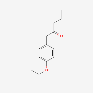 molecular formula C14H20O2 B2555378 1-(4-Isopropoxyphenyl)pentan-2-one CAS No. 88795-90-8