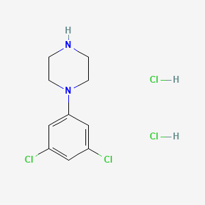 molecular formula C10H14Cl4N2 B2555392 1-(3,5-二氯苯基)哌嗪二盐酸盐 CAS No. 76835-16-0