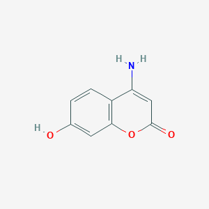 molecular formula C9H7NO3 B2555398 4-amino-7-hydroxy-2H-chromen-2-one CAS No. 244049-27-2